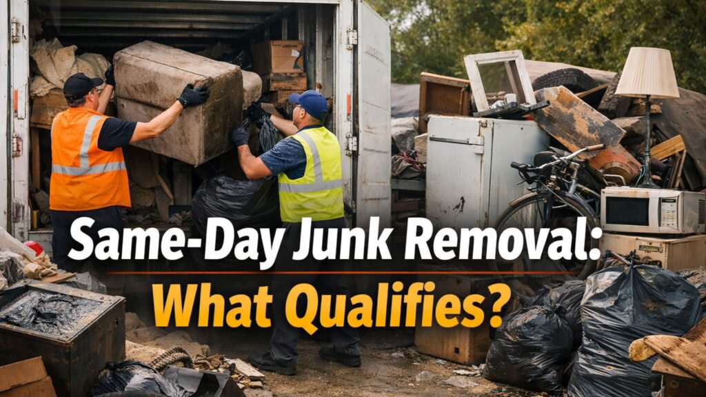 "Same-Day Junk Removal: What Qualifies?