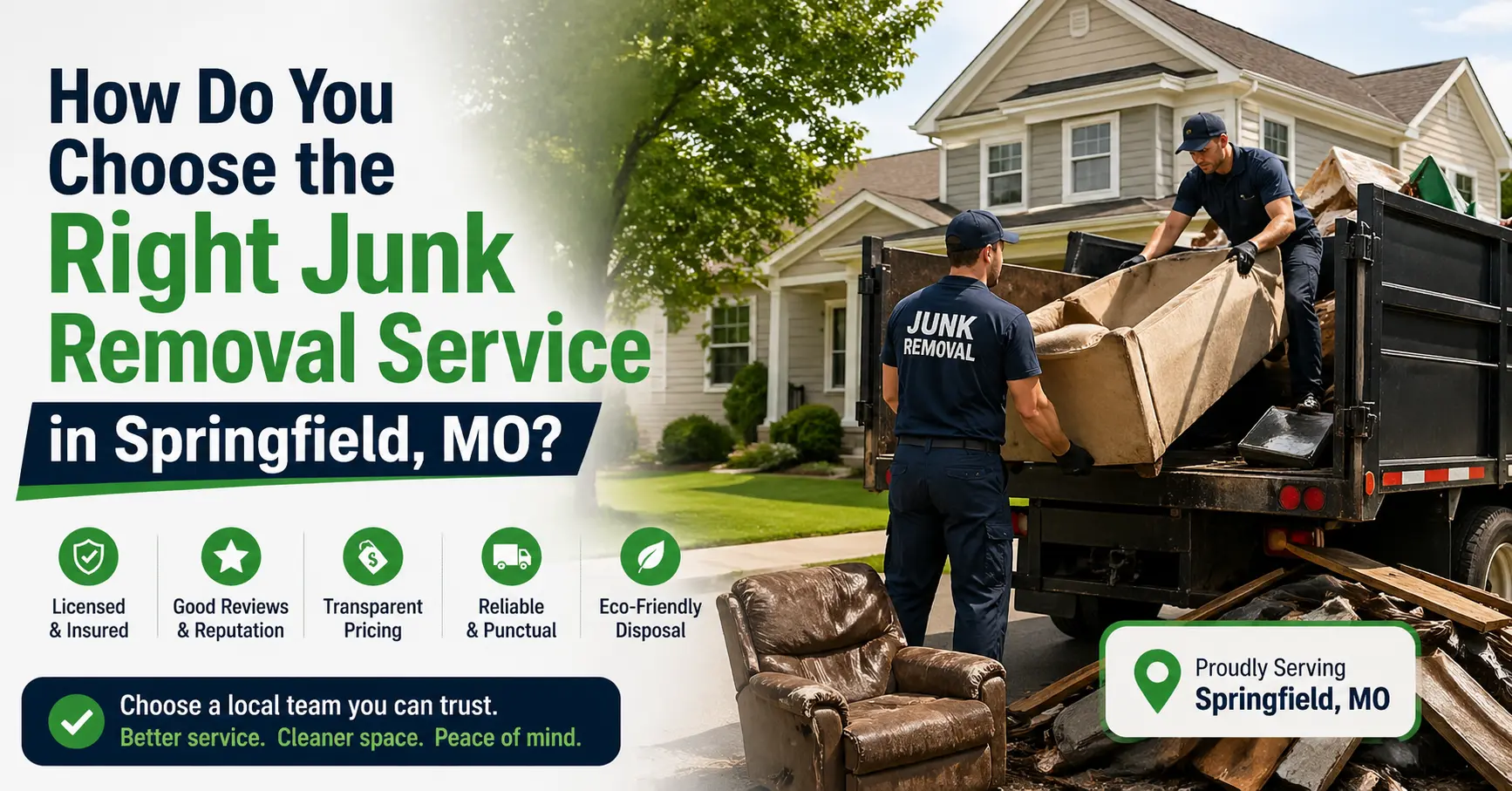 Choose the right junk removal service