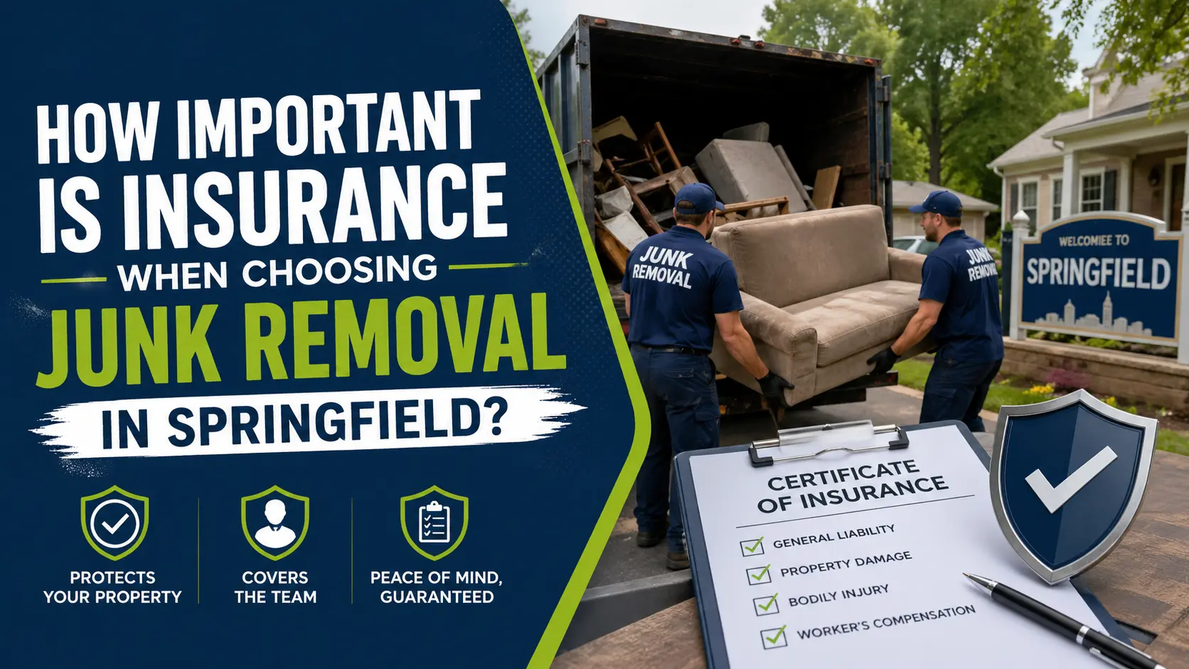 Junk removal and insurance in Springfield